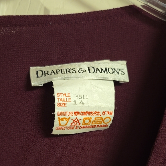 Purple Two-Piece Dress Set - Picture 3 of 7